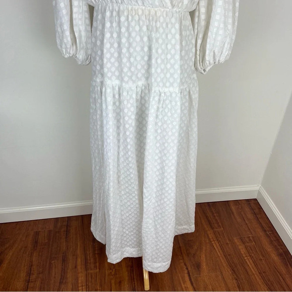 Free People Like Air Midi Dress in White Powder Size XS - Picture 7 of 10